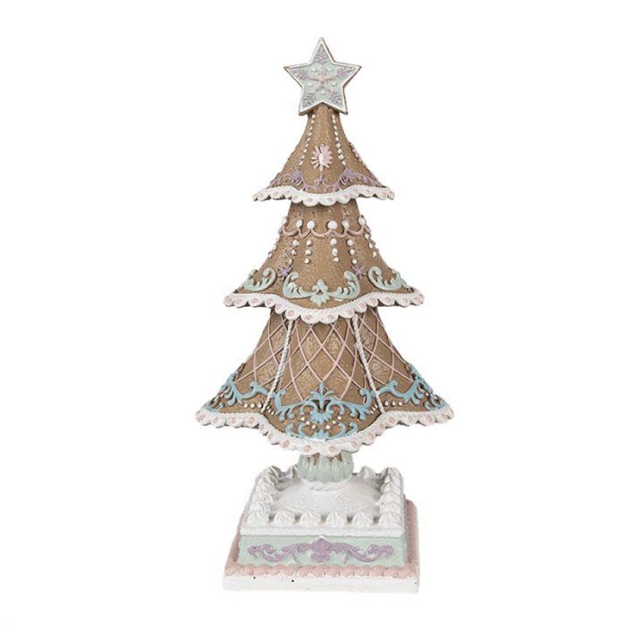 Sapin de Noël pain d'épices marron