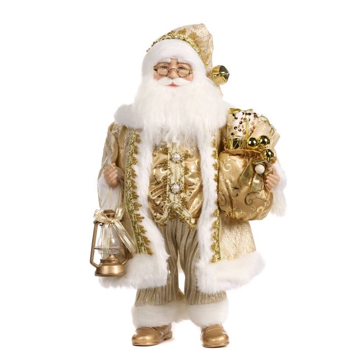 Père Noël avec sa lanterne