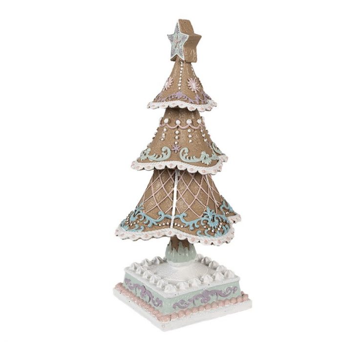 Sapin de Noël pain d'épices marron – Image 2
