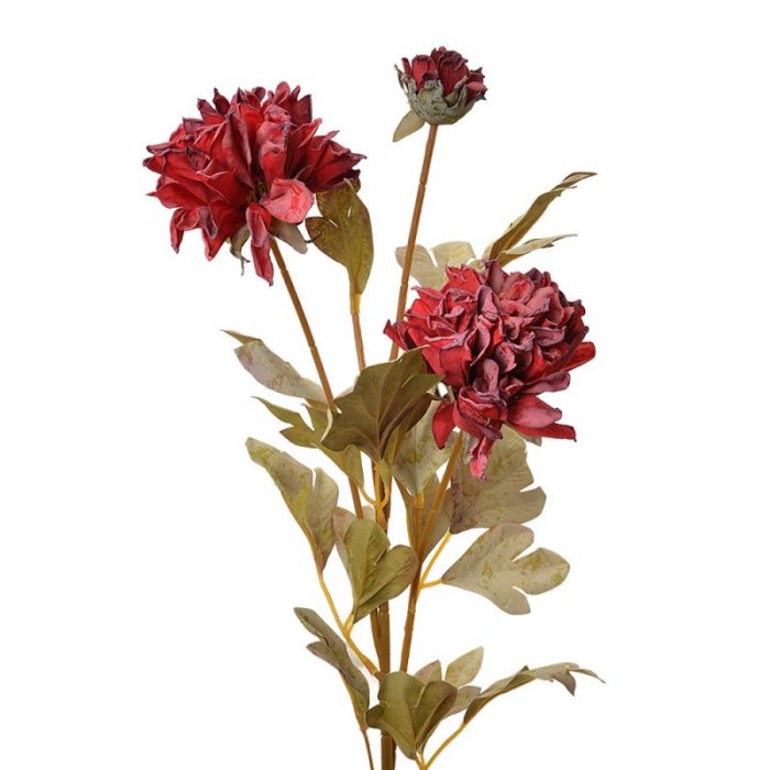 Fleur artificelle rouge