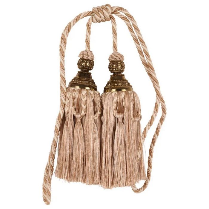 Embrase double pompons