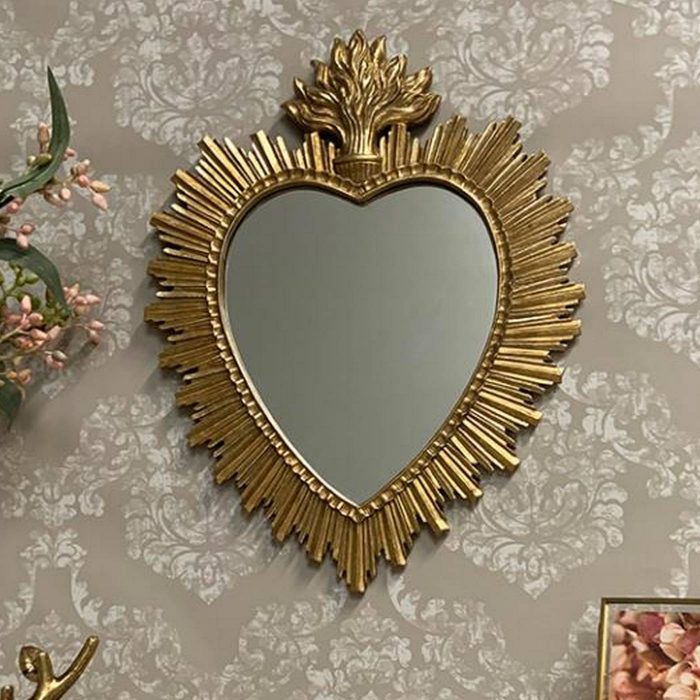 Miroir ex-voto coeur soleil – Image 2