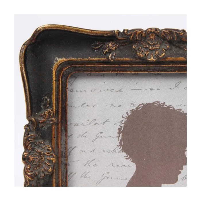 Cadre photo baroque noir et doré – Image 2