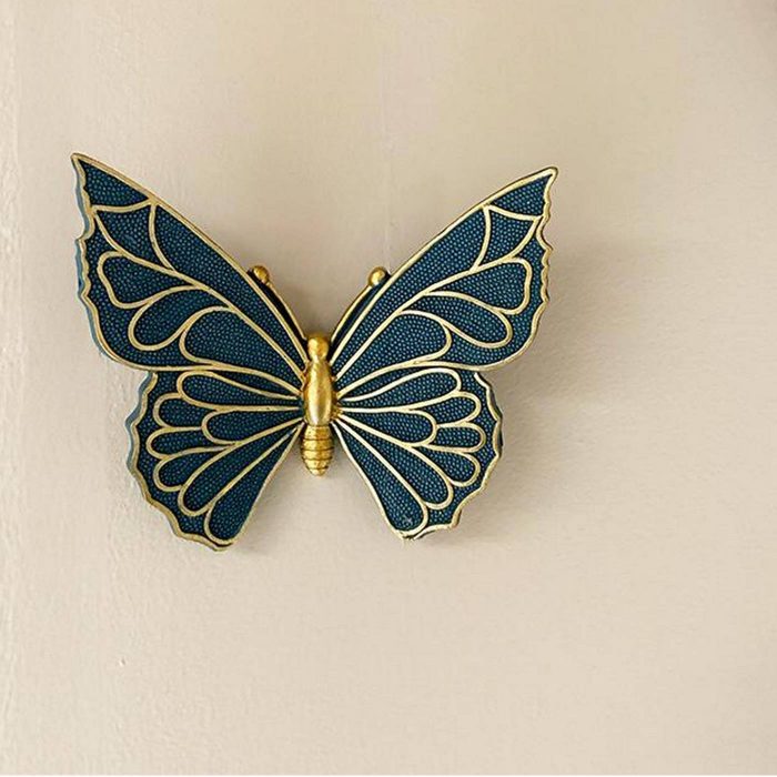 Papillon bleu à suspendre – Image 2