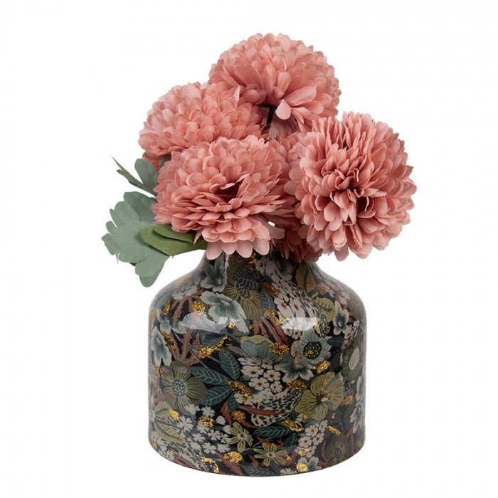 Vase métal fleurs – Image 3