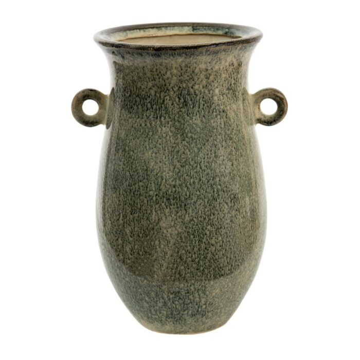Vase vert en céramique