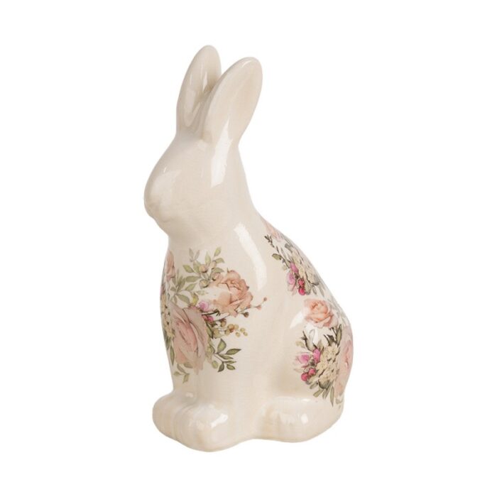 Lapin décoratif en céramique