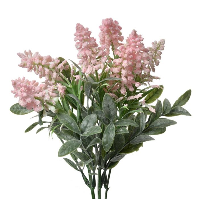 Petit bouquet de fleurs artificielles roses