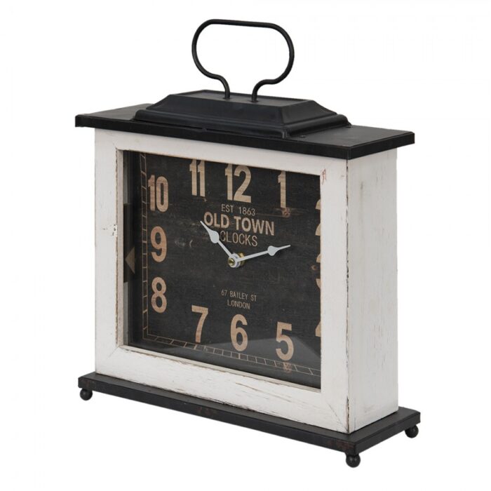 Horloge de table en bois – Image 2