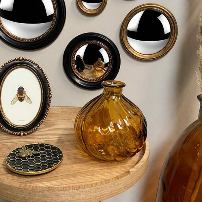 Vase en verre ocre – Image 3