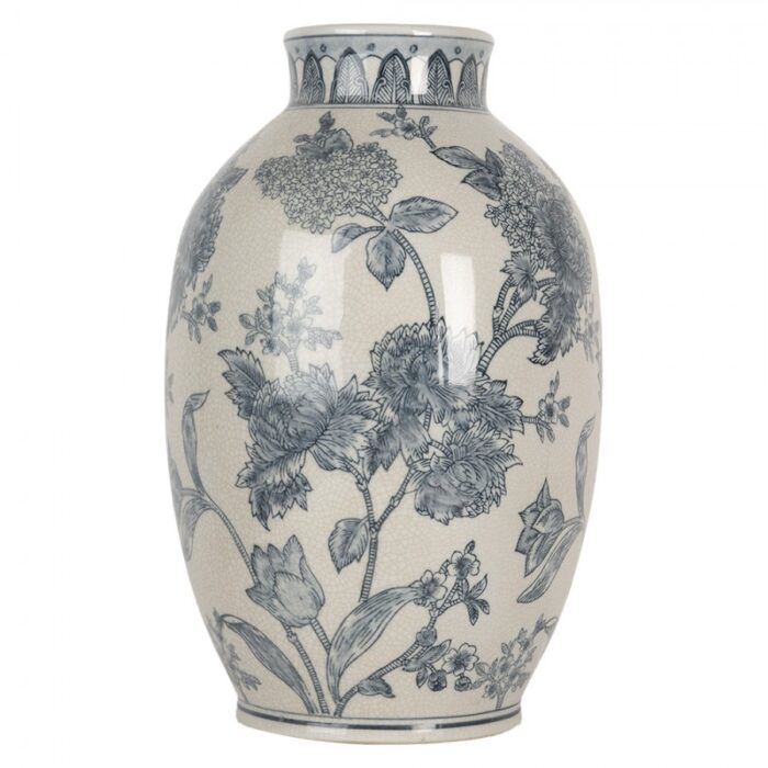 Vase en céramique imprimé fleurs – Image 2
