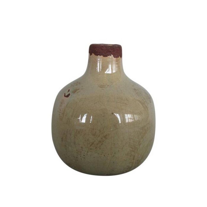 Vase en céramique verte
