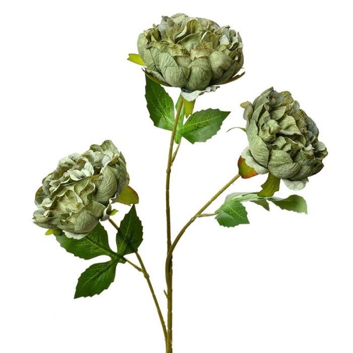 Fleur artificielle verte