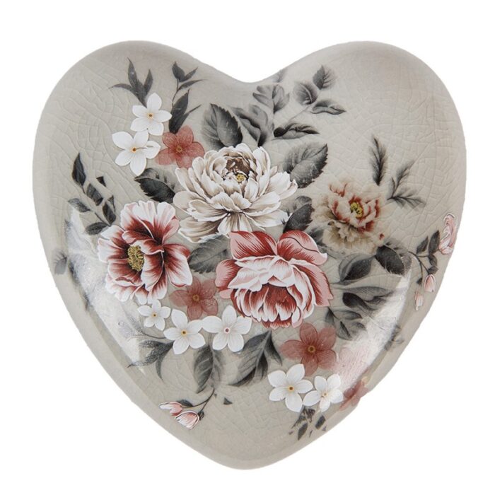 Coeur décoratif fleurs