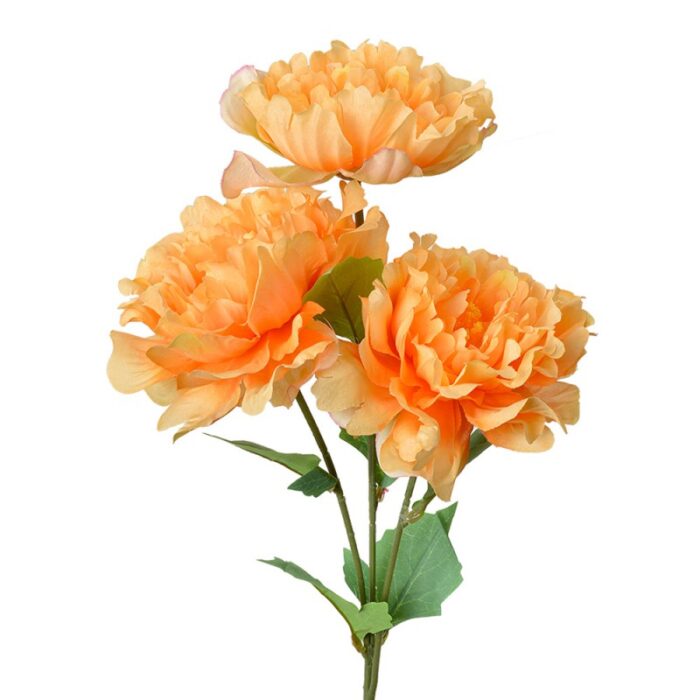 Fleur artificielle orange