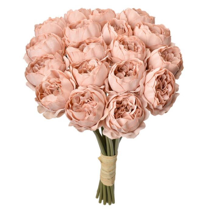 Bouquet artificiel de 24 roses