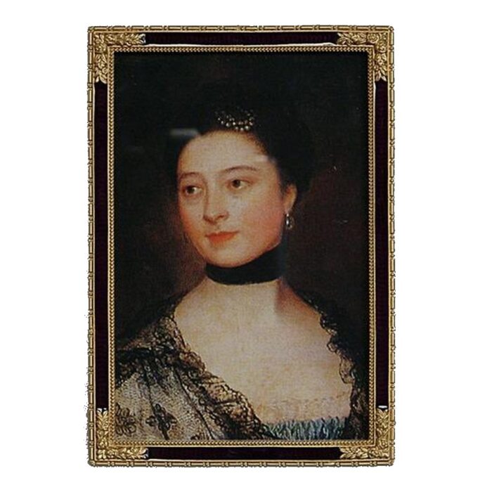Cadre photo baroque violet
