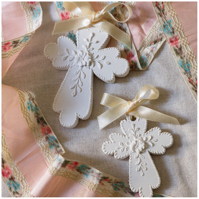 Décor parfumé Croix - Grand modèle - Fleur d'Oranger – Image 2