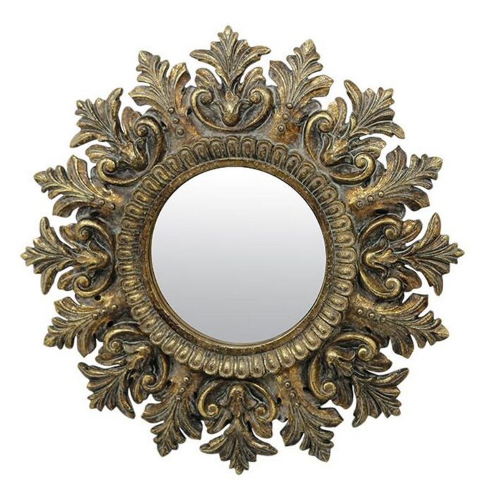Miroir patiné doré baroque